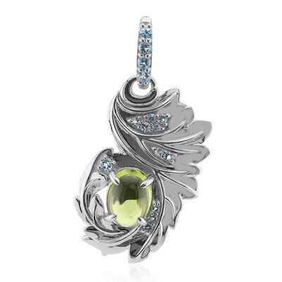 Ciondolo in argento con Peridoto Jilin (Remy Rotenier)