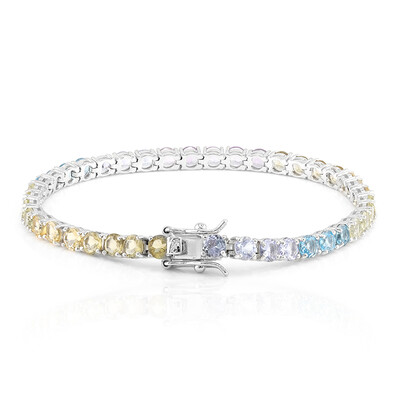 Bracciale in argento con Citrino Limone