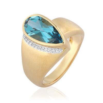 Anello in argento con Topazio Marambaia (de Melo)