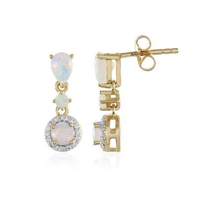 Orecchini in argento con Opale di Welo
