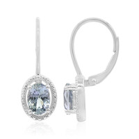 Orecchini in argento con Tanzanite (non riscaldata)