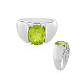 Anello in argento con Peridoto Arizona