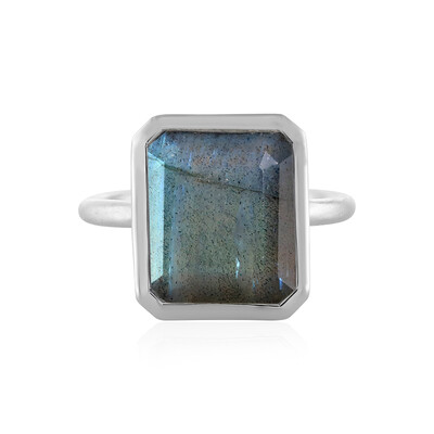 Anello in argento con Labradorite (MONOSONO COLLECTION)