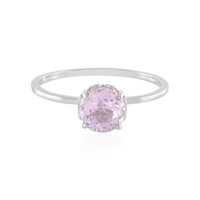 Anello in platino con Kunzite AAA