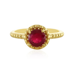 Anello in argento con Rubino del Madagascar