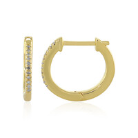 Orecchini in argento con Diamante I4 (J)