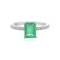 Anello in argento con Smeraldo Russo