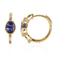 Orecchini in oro con Tanzanite AAA
