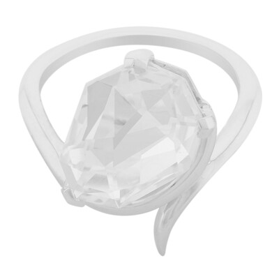 Anello in argento con Quarzo Bianco (TPC)