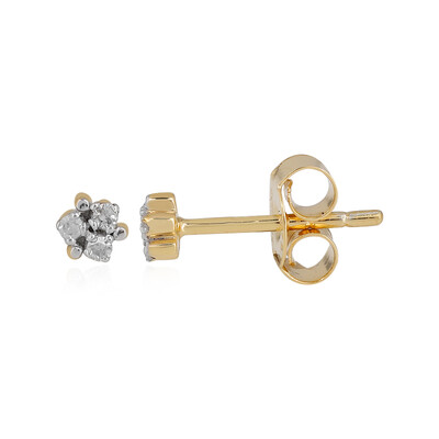 Orecchini in argento con Diamante I3 (I)