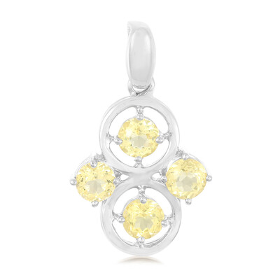 Ciondolo in argento con Berillo Giallo