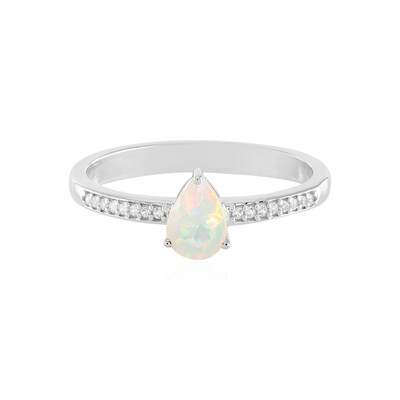 Anello in argento con Opale di Welo
