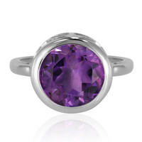 Anello in argento con Ametista