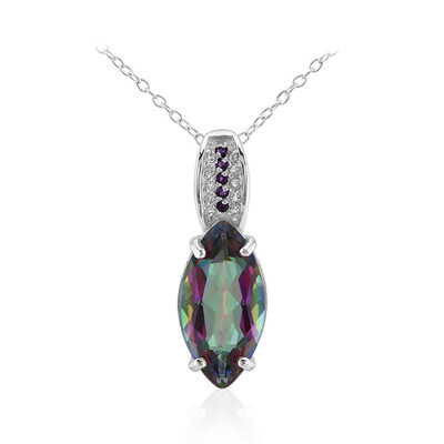 Collana in argento con Quarzo Mistico