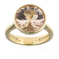 Anello in oro con Morganite (CUSTODANA)