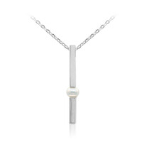 Collana in argento con Perla di Acqua Dolce