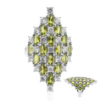 Anello in argento con Idocrasio