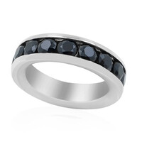 Anello in argento con Spinello Nero