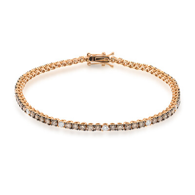 Bracciale in oro con Diamante Cioccolato SI2 (CIRARI)