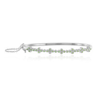 Bracciale in argento con Tsavorite