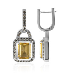 Orecchini in argento con Citrino (Annette classic)
