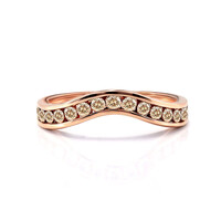 Anello in oro con Diamante Rose de France SI1 di Argyle