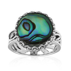 Anello in argento con Conchiglia Abalone (Art of Nature)