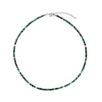 Collana in argento con Rubino Zoisite