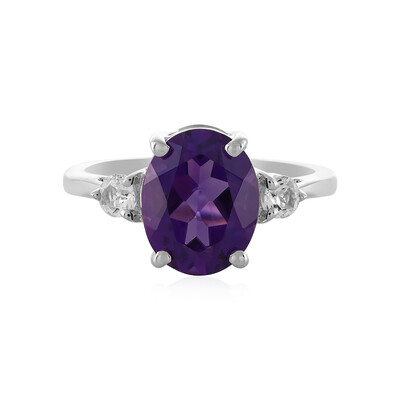 Anello in argento con Ametista Siberiana