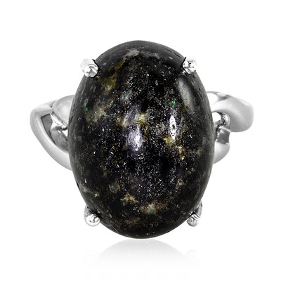 Anello in argento con Opale Leopardo