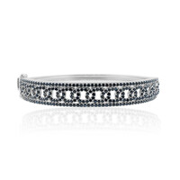 Bracciale in argento con Spinello Nero