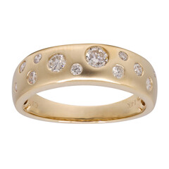 Anello in oro con Diamante I1 (H) (CIRARI)