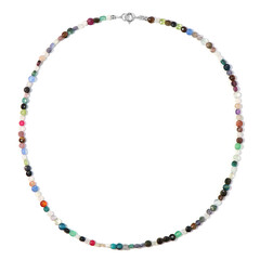 Collana in argento con Ossidiana Dorata