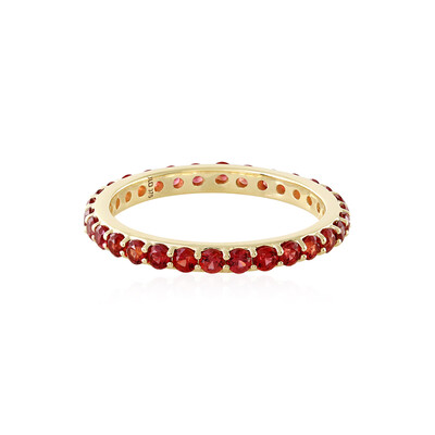 Anello in oro con Rubino Tanzania