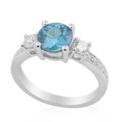 Anello in platino con Zircone Ratanakiri