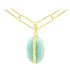 Collana in argento con Amazzonite