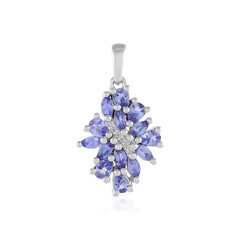 Ciondolo in argento con Tanzanite