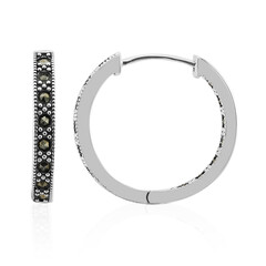 Orecchini in argento con Marcassite