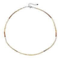 Collana in argento con Zircone Fancy
