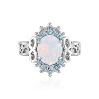 Anello in argento con Opale di Welo (Dallas Prince Designs)