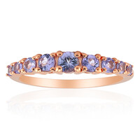 Anello in argento con Tanzanite