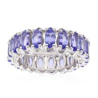 Anello in argento con Tanzanite