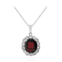 Collana in argento con Granato d’India