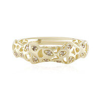 Anello in oro con Diamante Champagne I2 (Ornaments by de Melo)