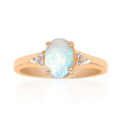 Anello in oro con Opale di Welo AAA