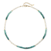 Collana in argento con Grandidierite
