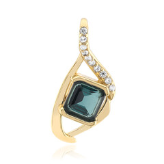 Ciondolo in argento con Indicolite (Adela Silber)