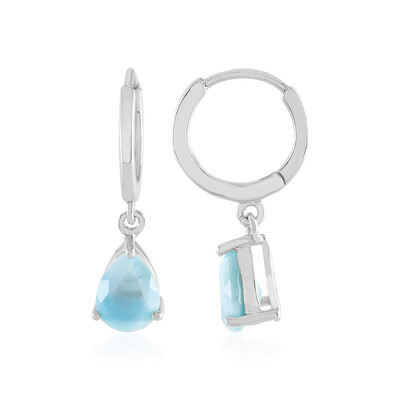 Orecchini in argento con Larimar