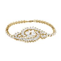 Bracciale in argento con Topazio Bianco