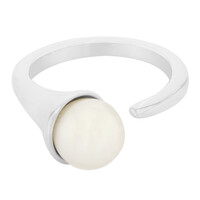 Anello in argento con Perla di Acqua Dolce